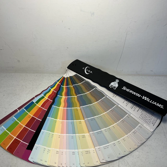 SHERWIN WILLIAMS COLOR Fan Deck Paint Swatches Chips Samples 6572846