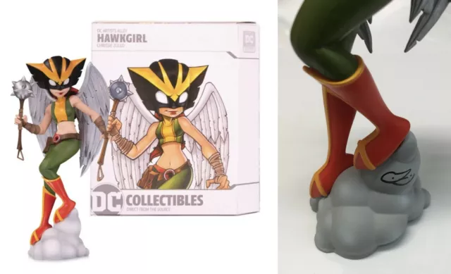 Chrissie Zullo SIGNED DC Collectibles Artist Alley JLA Vinyl Figurine ~ Hawkgirl