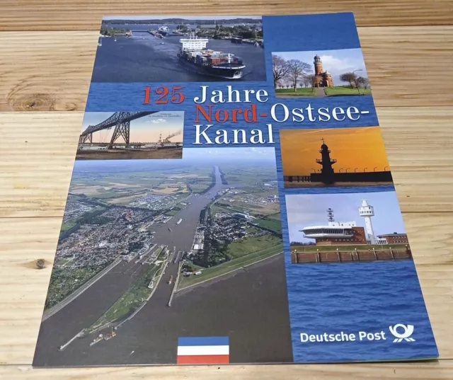 125 Jahre Nord - Ostsee Kanal. postfr. Kleinbogen Grußmarken Gedenkbogen