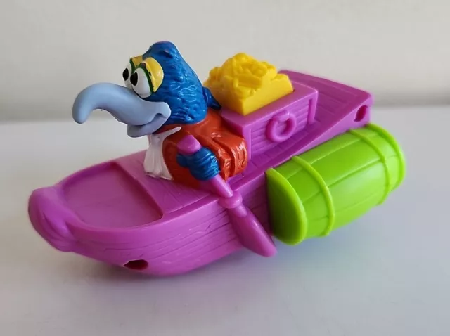 Vintage 1995 Gonzo Boat Toy McDonald's Jim Henson Muppet Babies 4"