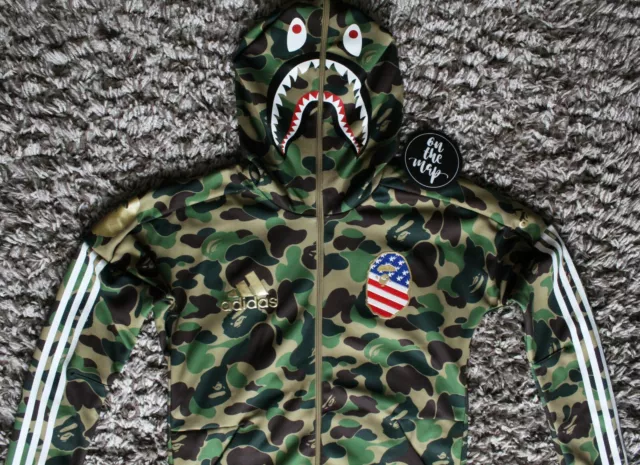 Felpa adidas x bape best sale