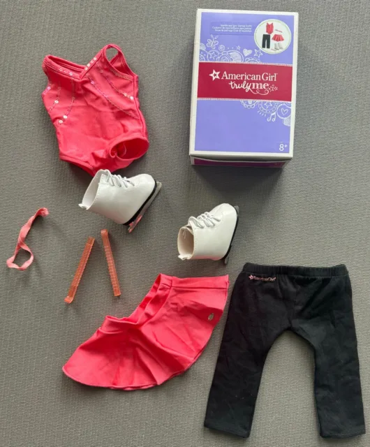 American Girl Doll Truly Me Outfit Sparkle and Spin Figure Skating Outfit