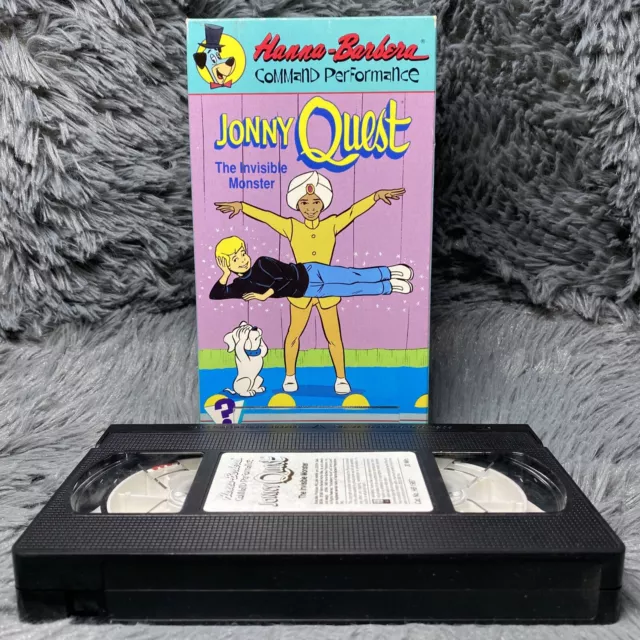 HANNA-BARBERA JONNY QUEST The Invisible Monster VHS Animated W/Slipcover  HTF VTG $8.27 - PicClick