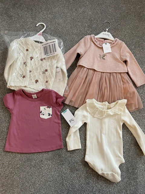 BNWT Baby Girl 6-9 month bundle Dress Tops
