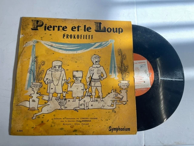 DISQUE VINYLE PIERRE et le loup - Prokofieff EUR 2,99 - PicClick FR