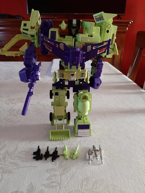 TRANSFORMERS DEVASTATOR DECEPTICON Constructicon G1 Hasbro Takara 1984 ...