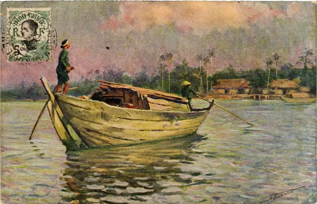 CPA AK Le Sampanier VIETNAM-Indochina (762300)