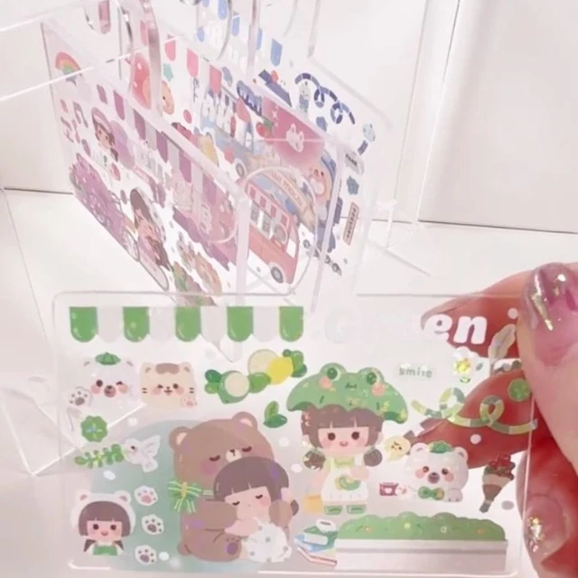 Cards Brick Guka Set Photocard Holder Photo Frame Photo Display Album Stand