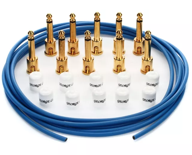 George Ls Effects Cable Kit - Blue/Gold