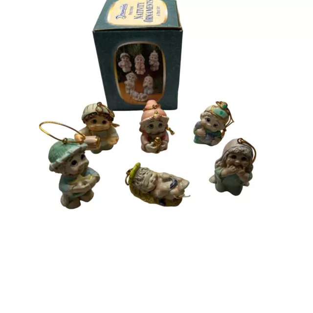 New in Box Dreamsicles Nativity Ornaments set of 6 from 2001