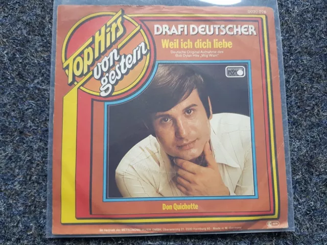 Drafi Deutscher - Weil ich dich liebe/ Don Quichotte 7'' Single/ Bob Dylan