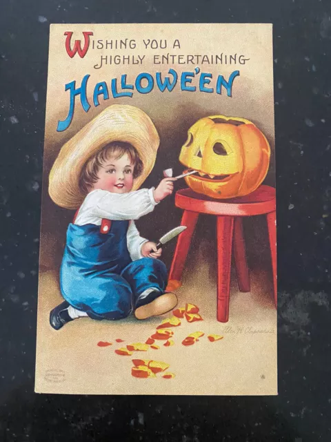 Antique Halloween Post Card Ellen Clapsaddle