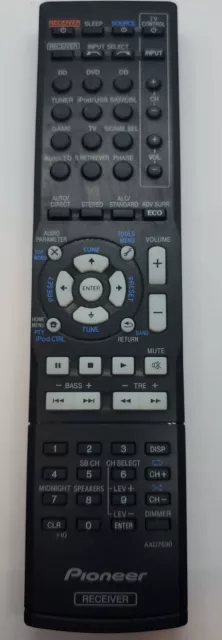 Genuine OEM Pioneer AXD7690 Remote Control VSX523K VSX5231 HTP072 VSX524K