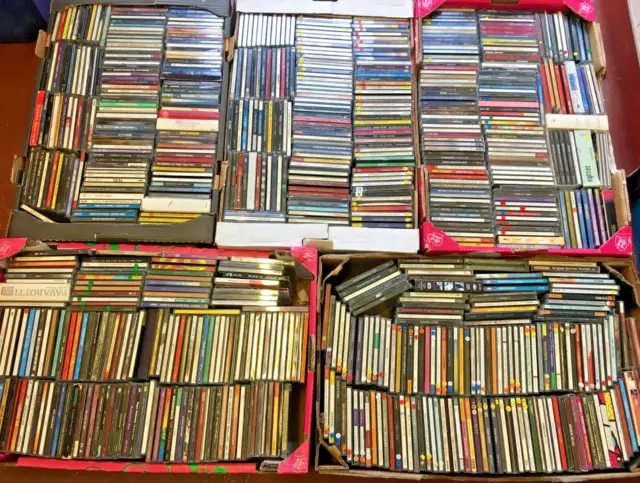 Media Job Lot - 5 Boxes of CDs- unchecked / untested               MEDIA CCC144
