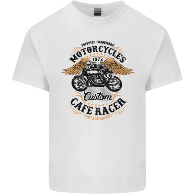 T-shirt da uomo in cotone Biker personalizzata Cafe Racer