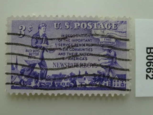 USA Stamp Newspaper Boys 3 Cents United States Postage