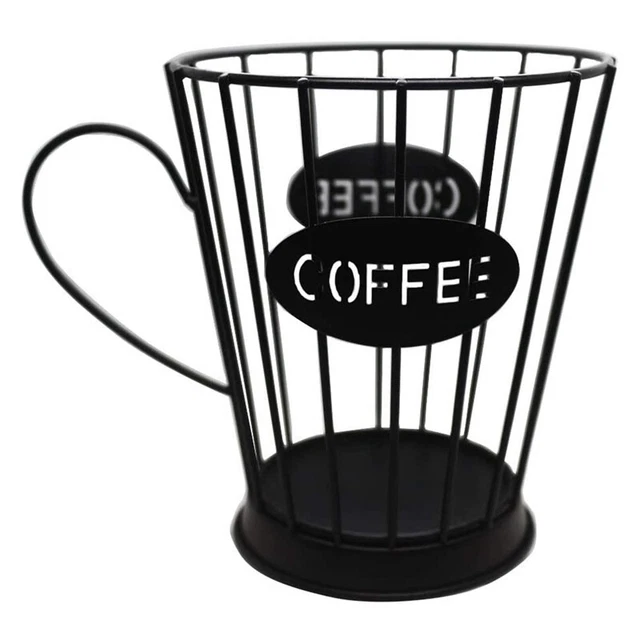 Organisateur Dosettes Café En Métal - Panier à Dosettes Expresso Robuste Et Élégant Pour Cuisine