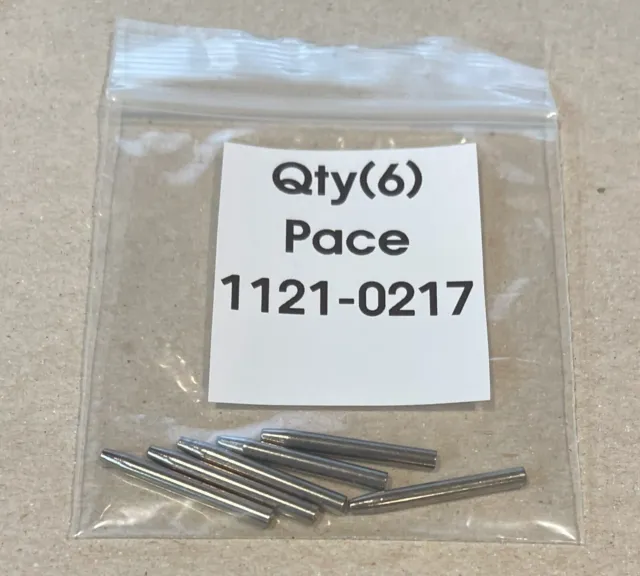 QTY(6) PACE Super Tips for SX-25/SX-25V/SX-20 Sodr-X-Tractors Model 1121-0217