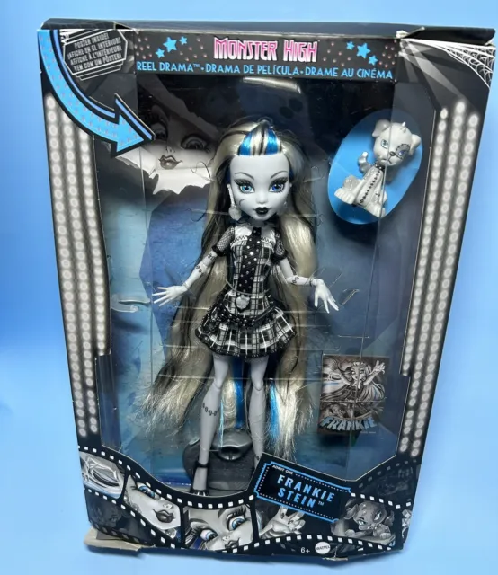 MONSTER HIGH REEL Drama Frankie Stein Doll Collectors NEW IN BOX