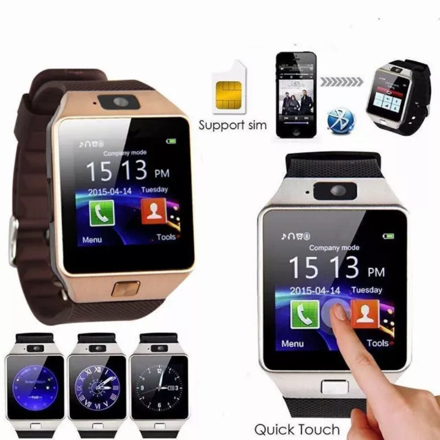 DZ09 SmartWatch Smart Watch pour téléphone mobile Android Bluetooth SIM TF Carte 3