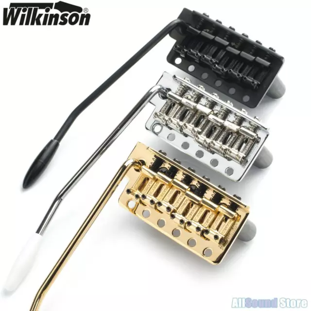 WILKINSON WVCSB BLOCK STEEL 6-Hole Tremolo Bridge for Vintage Stratocaster Strat