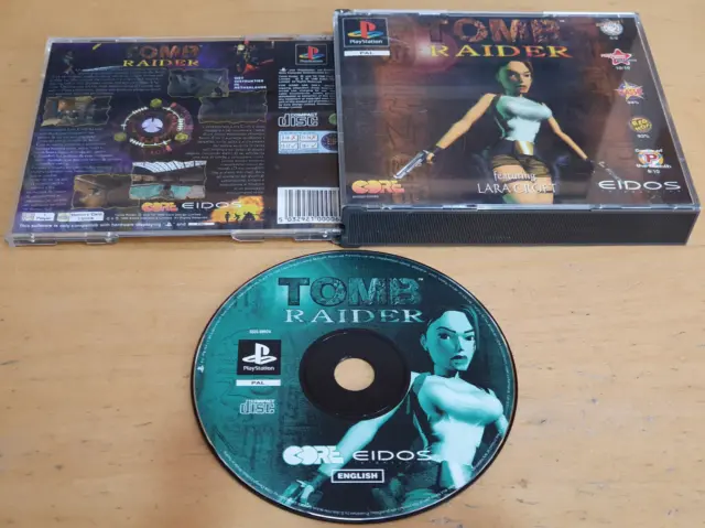 Lara Croft Tomb Raider Big Box Version for Sony Playstation 1 PS1