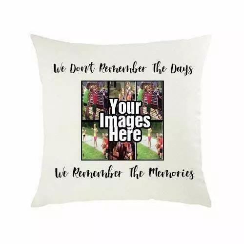 Memories Photo Family Friend Personalised Custom Pillow Cushion Present Gift