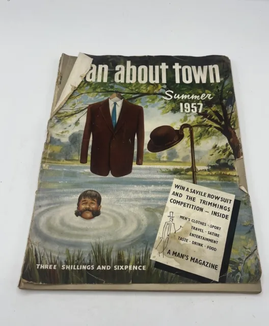 Vintage Man About Town Summer 1957 Magazine Fashion