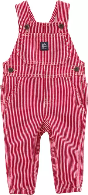 Oshkosh B'Gosh Baby-Boys World'S Best Overalls, Red Hickory, 3 Months