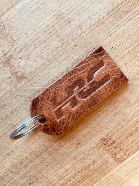 Handmade Leather Key Ring - Honda Racing HRC