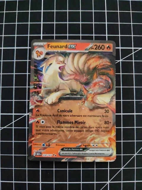 Coffret Ultraboost X 10 Cartes Pokémon – Feunard Ex 38/165 – Écarlate Et Violet 3.5-151 – Cartes Neuves Originales (dès 3 Ans)