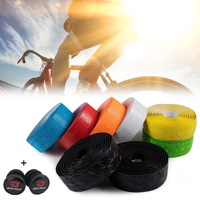 Nastro Per Manubrio Bici - 200cm X 3cm, Antiscivolo, Con Tappi E Strisce Adesive (Verde Corsa) - Foto 6