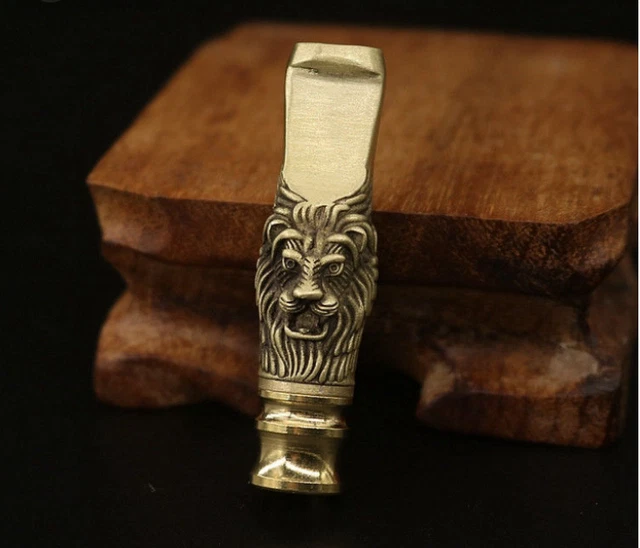 New Pure Copper Lion Head Cigarette Holder Dual Purpose Filter Gift