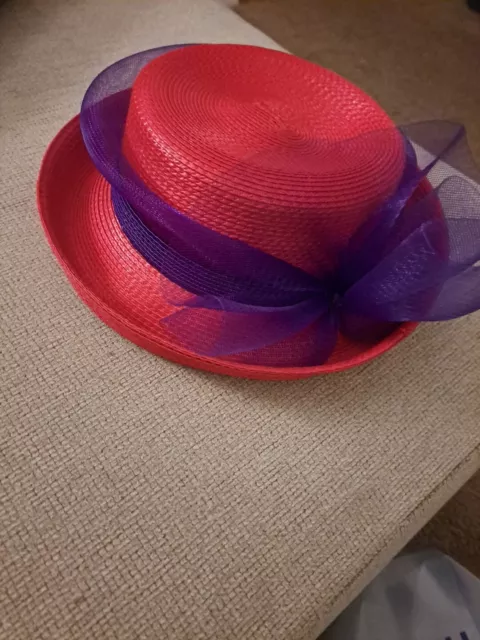Something Special Red Straw Hat Derby Red Hat Society