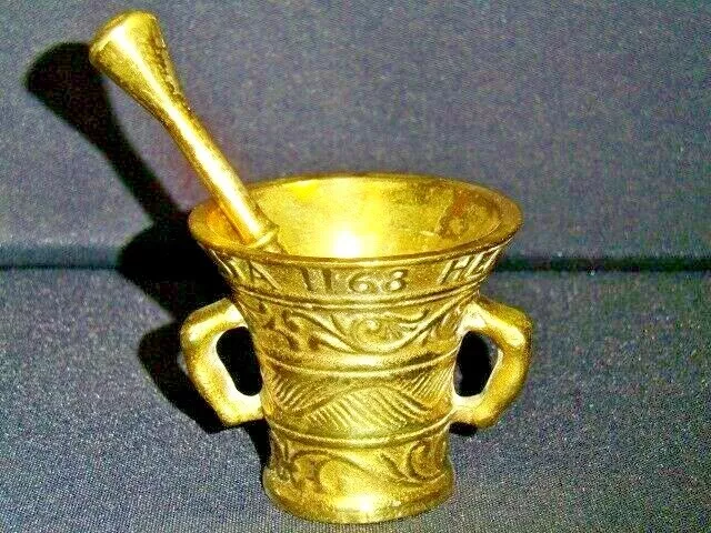 Klein Mörser Apotheker aus Bronze