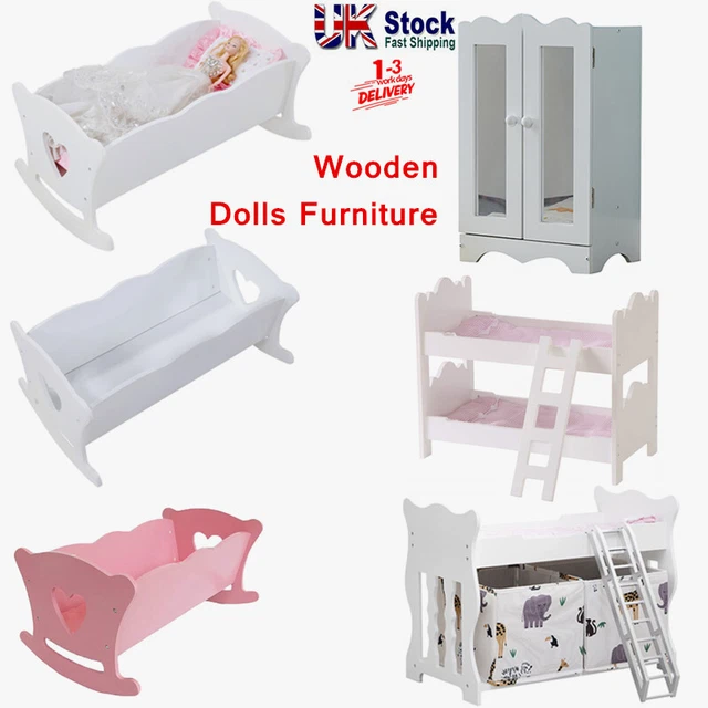 Kidkraft doll cradle sales and highchair set