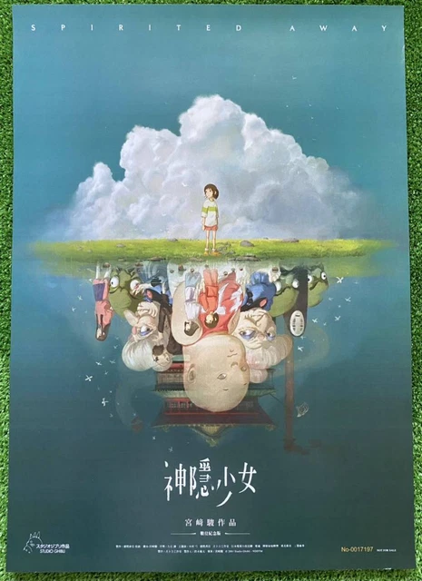 Raro Poster Studio Ghibli Spirited Away Overseas Animazione Miyazaki