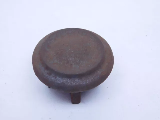 VINTAGE NOS CAST IRON Handrail / Post Rail DECORATIVE (1-1/2" PIPE) TOP CAP (SI)
