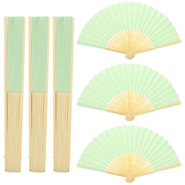 6 pz ventilatore pieghevole cinese stile cinese ventilatore pieghevole portatile danza festa oggetto di scena