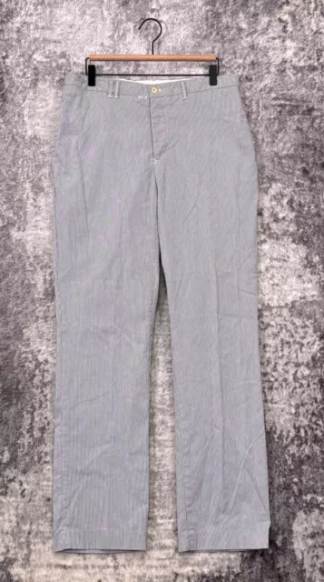 VINTAGE POLO RALPH Lauren Pants 34 x 34 Mens Pinstripe Straight Leg $39 ...