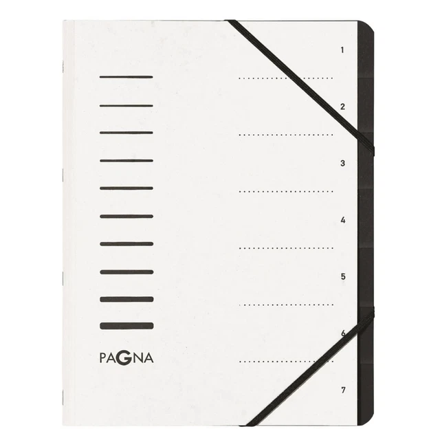 PAGNA Ordnungsmappe 7 Fächer 1-7 hellblau 40058-18 (4013951014190)