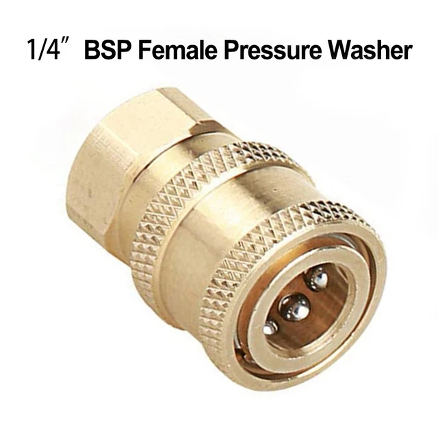 1 4IN BSP QUICK Release Connector Threaded Interface Pressure Washer 1 4IN BSP QUICK Release Connector Threaded Interface Pressure Washer