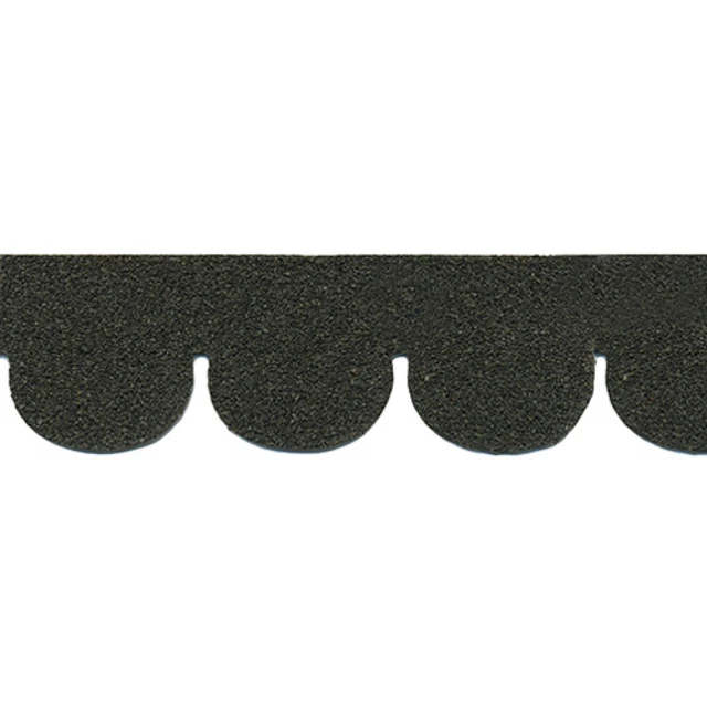 Dollhouse Miniature Black Fishscale Asphalt Roofing Shingles by Alessio Minia...