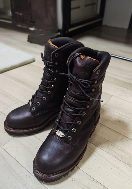 CHIPPEWA 9 LOGGER Boots #1027 £259 48 PicClick UK