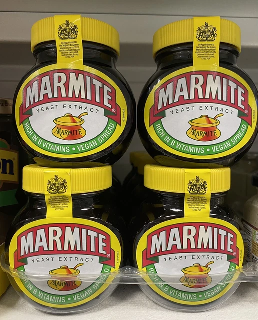 4 barattoli di estratto di lievito marmite spalmati 4 barattoli 250 g BBE febbraio 2025