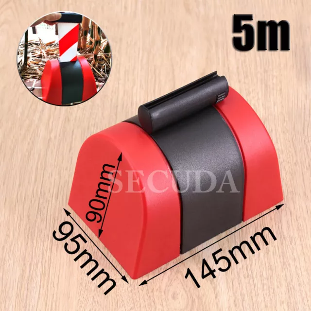 5M Retractable Barrier Tape Security Safety Crowd Control Warning Sign Belt Type