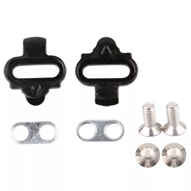 Mountain Bicycle Pedals Cleat Biking  Bike Cleat Set Clip-In Clips Kit5040