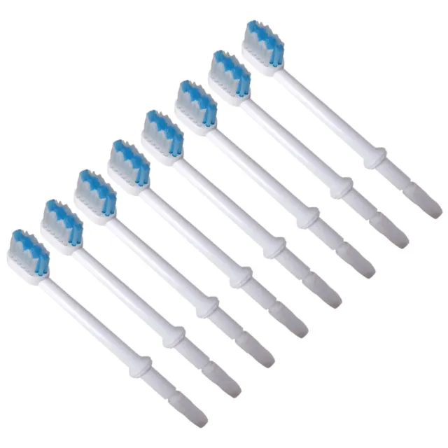 8 cepillos de dientes eléctricos blancos profesionales para niños