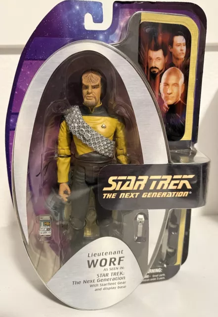 Star Trek Diamond Figure (ON CARD) Lieutenant Worf - The Next Generation