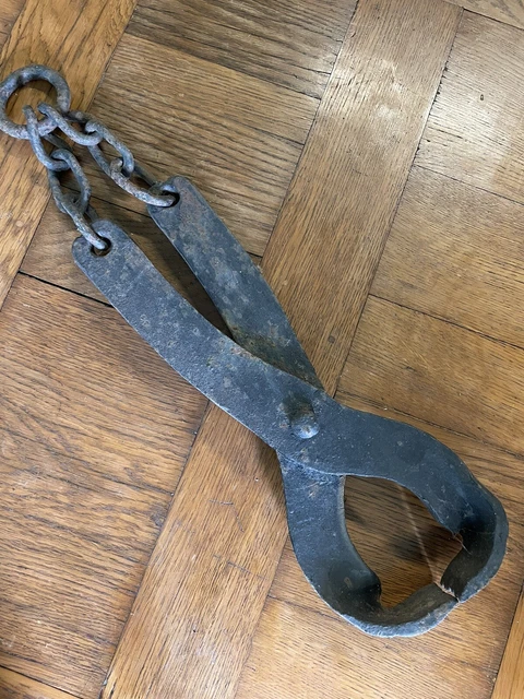 Lot De 4 Pinces Forgeron Forge - Outil De Forgeron - Kit D'outils De Forgeron - Pince à Enclume - Pince V-Bit - Pince à Mâchoire Plate